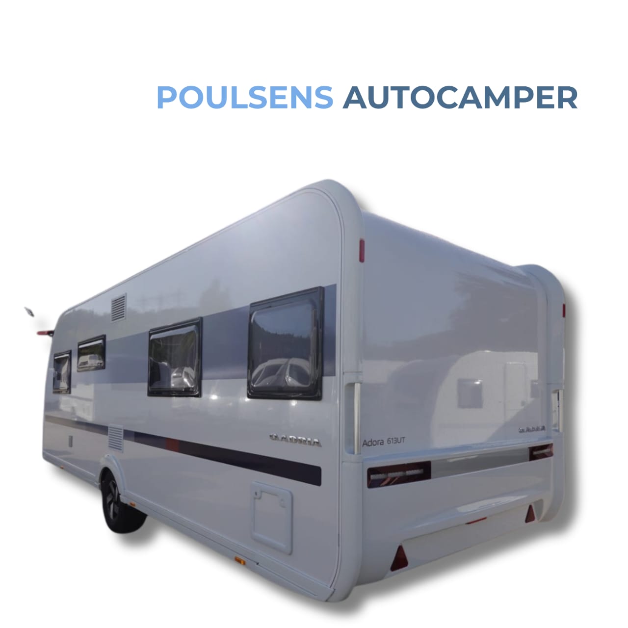 Vue arrière de l’Adria Adora 613 UT+