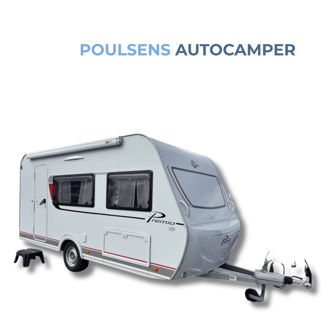 Vue extérieure avant de la Bürstner Premio Life 425 2021