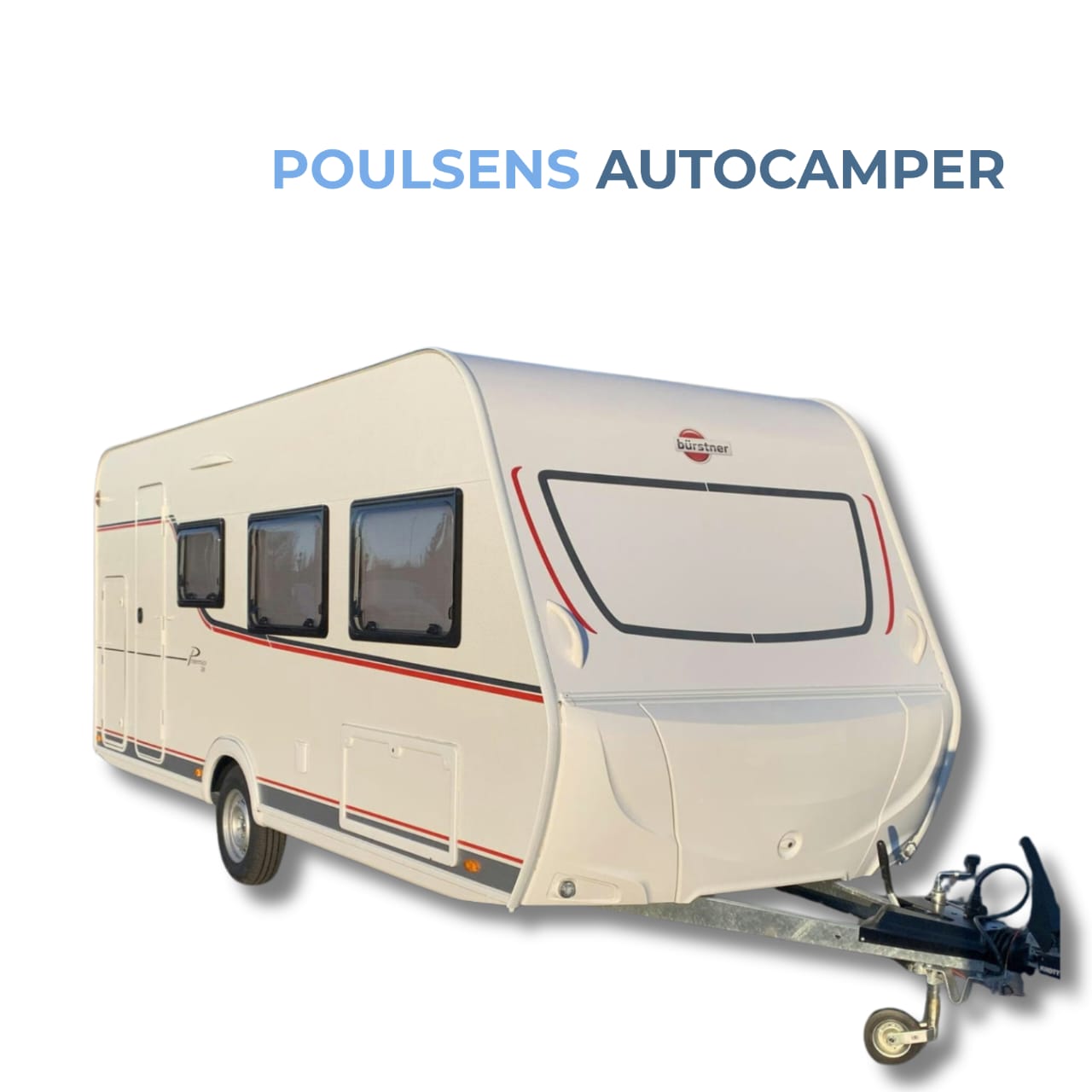 Vue extérieure avant de la Bürstner Premio Life 490 TK 2024