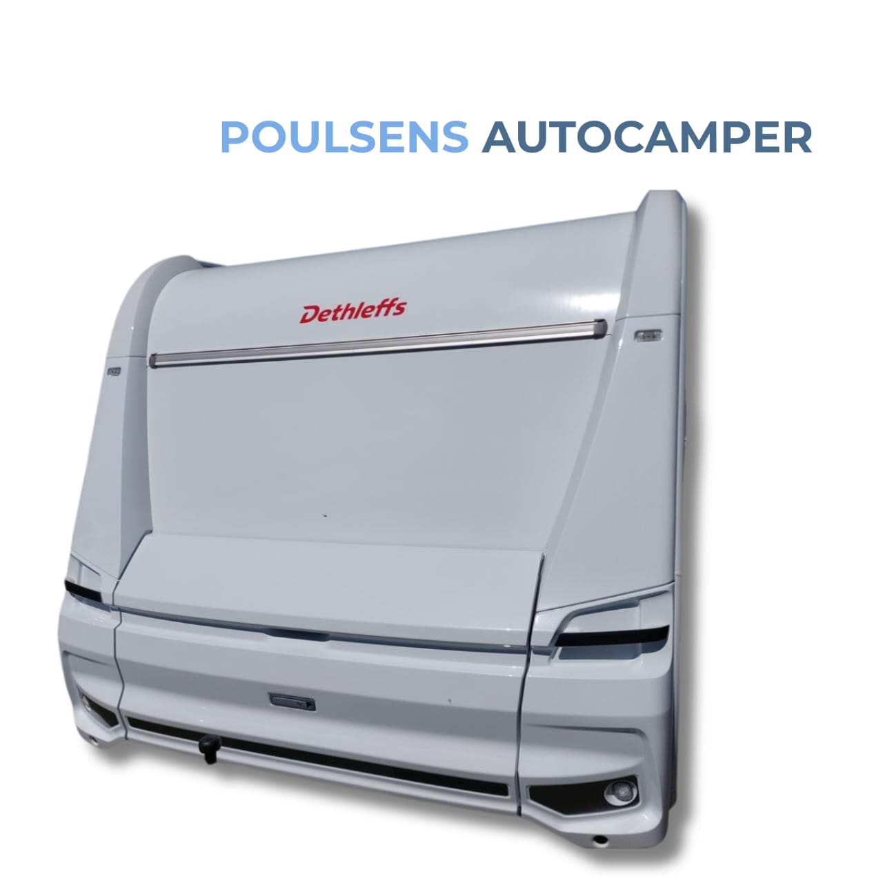 Vue extérieure avant de la Dethleffs Camper 730 FKR SNOW 2026