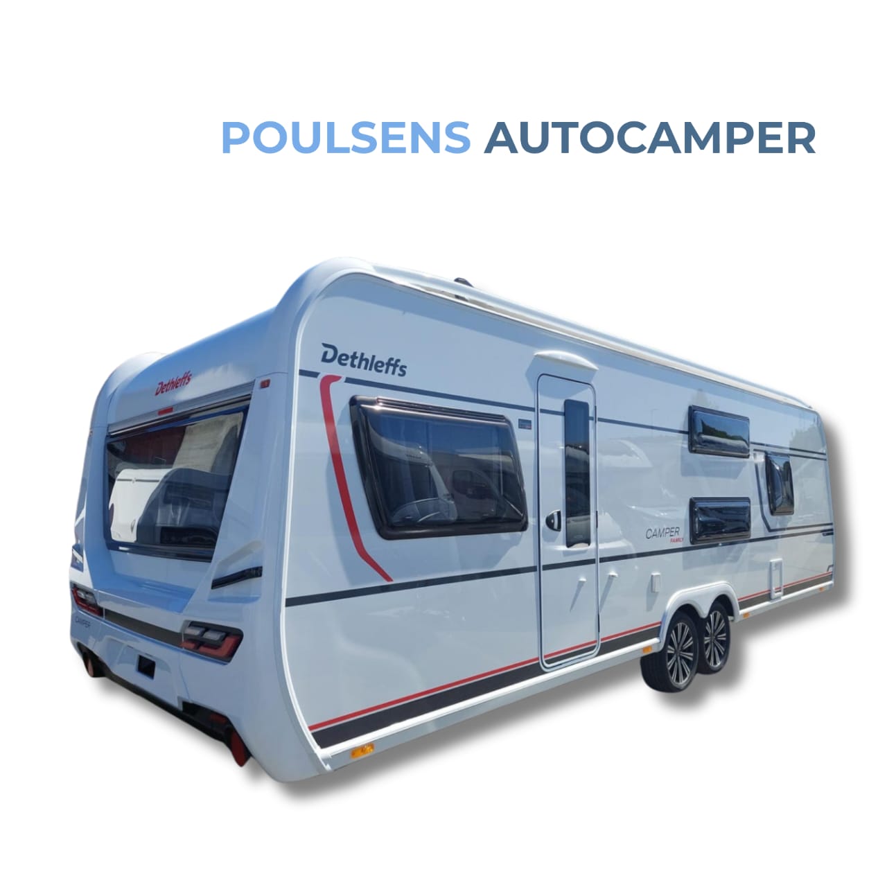 Vue extérieure de la Dethleffs Camper 730 FKR SNOW 2026