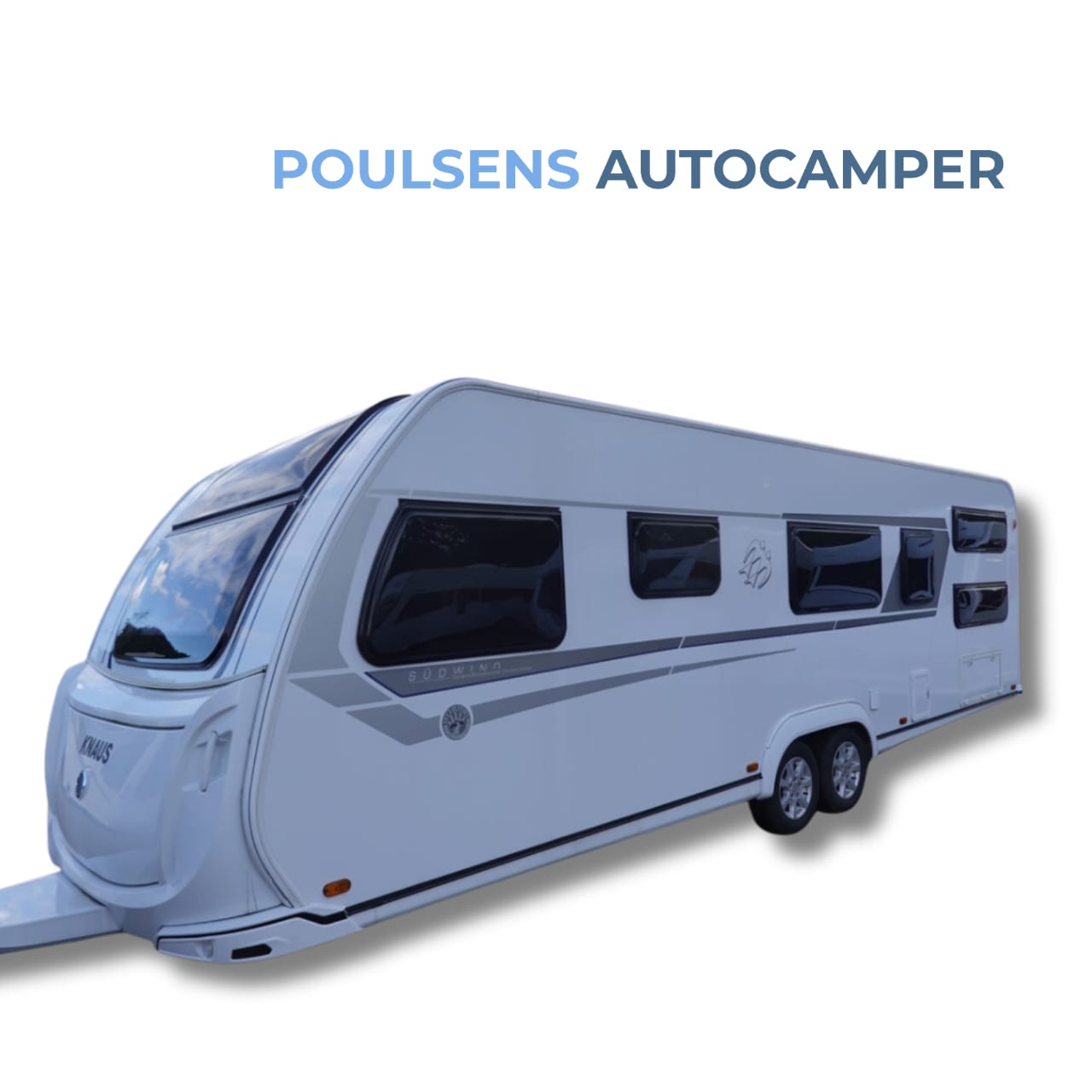 Vue extérieure avant de la Knaus Scandinavian Selection 750 UFK 2022
