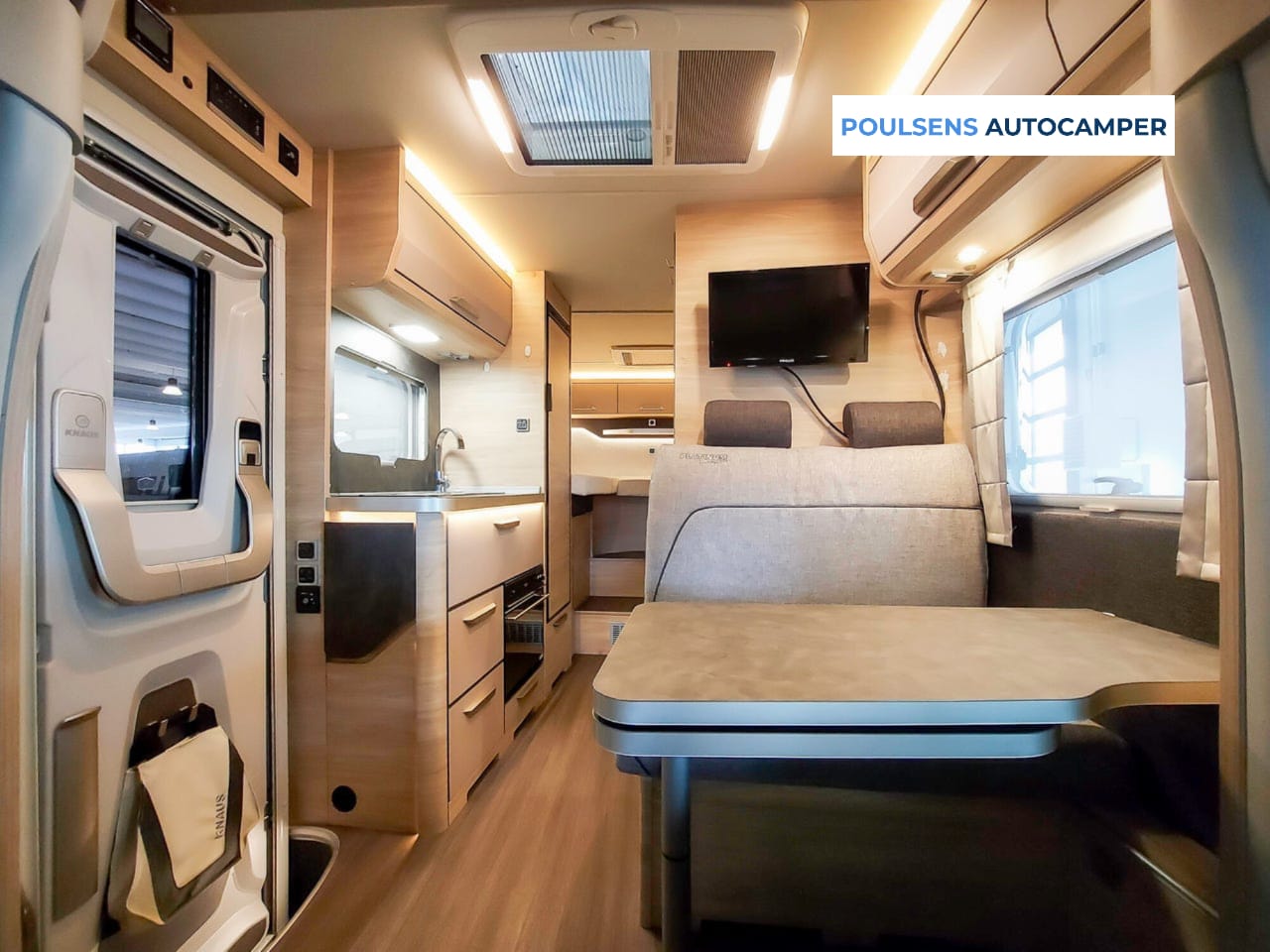 Salon intérieur du Knaus Van Ti 650 Platinum Selection 4×4