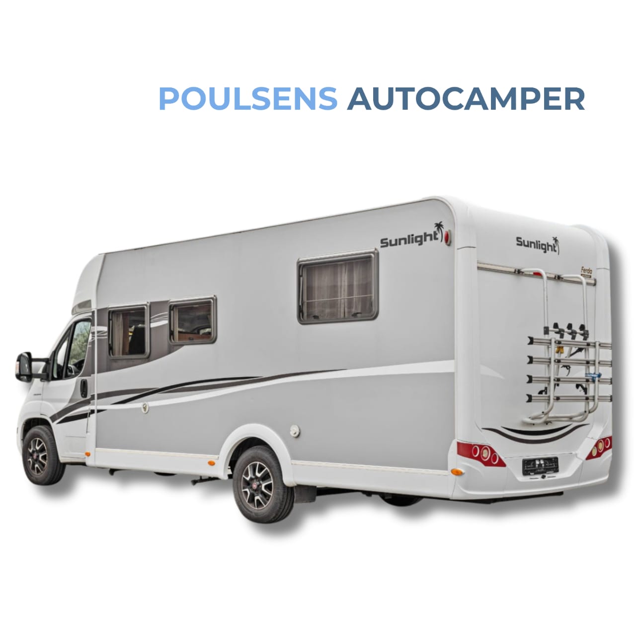 Vue arrière du Sunlight T68 avec auvent