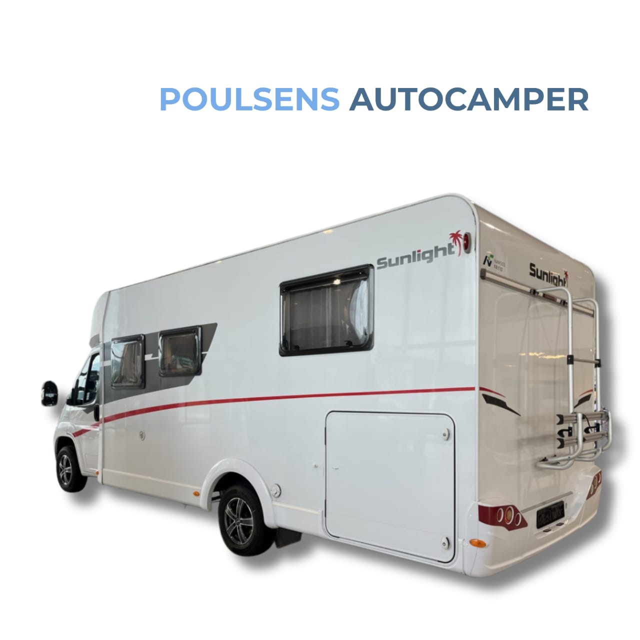 Vue arrière du Sunlight T 69 L avec auvent