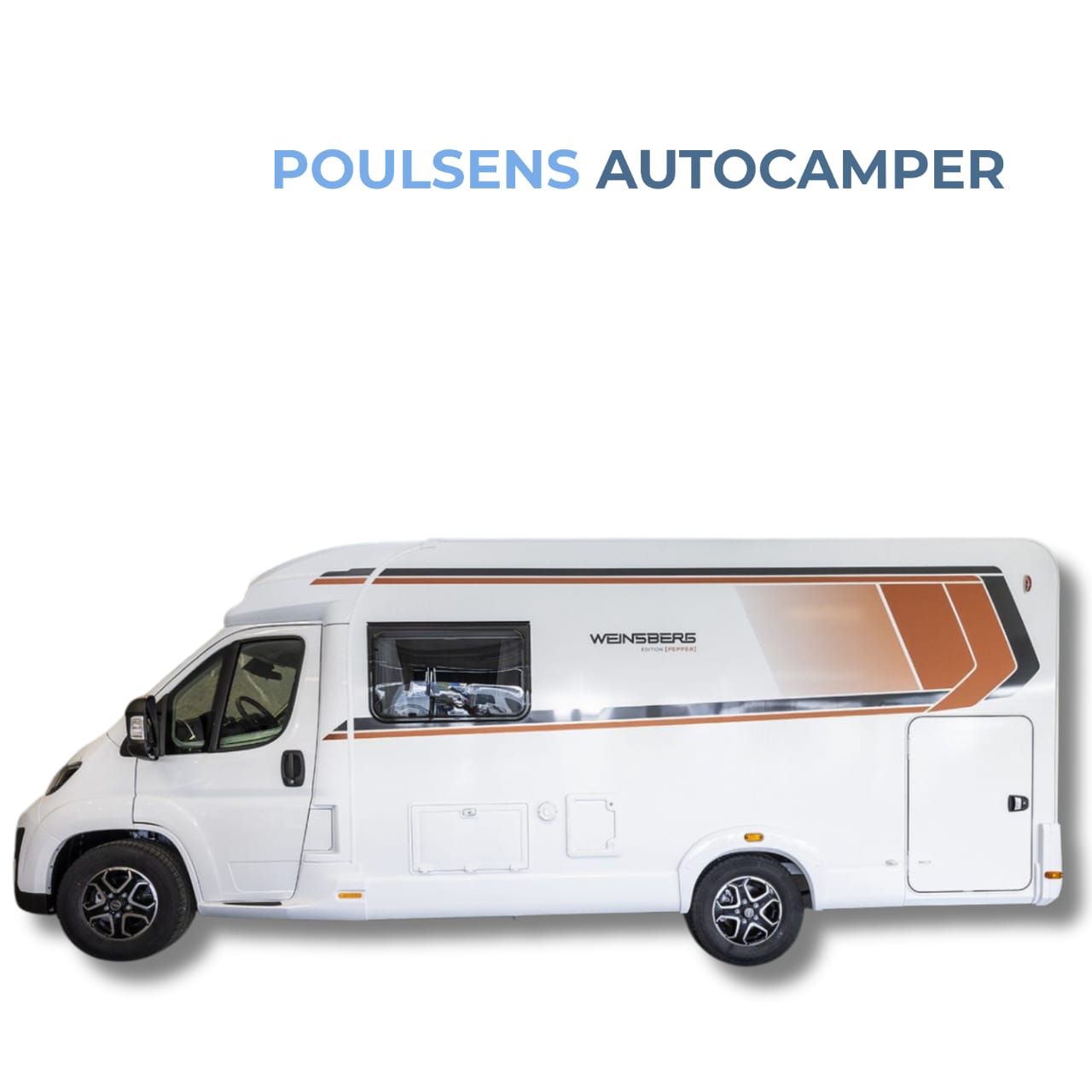 Vue extérieure avant du camping-car semi-intégré Weinsberg CaraCompact Pepper 600 MEG 2026 avec design moderne et jantes alliage