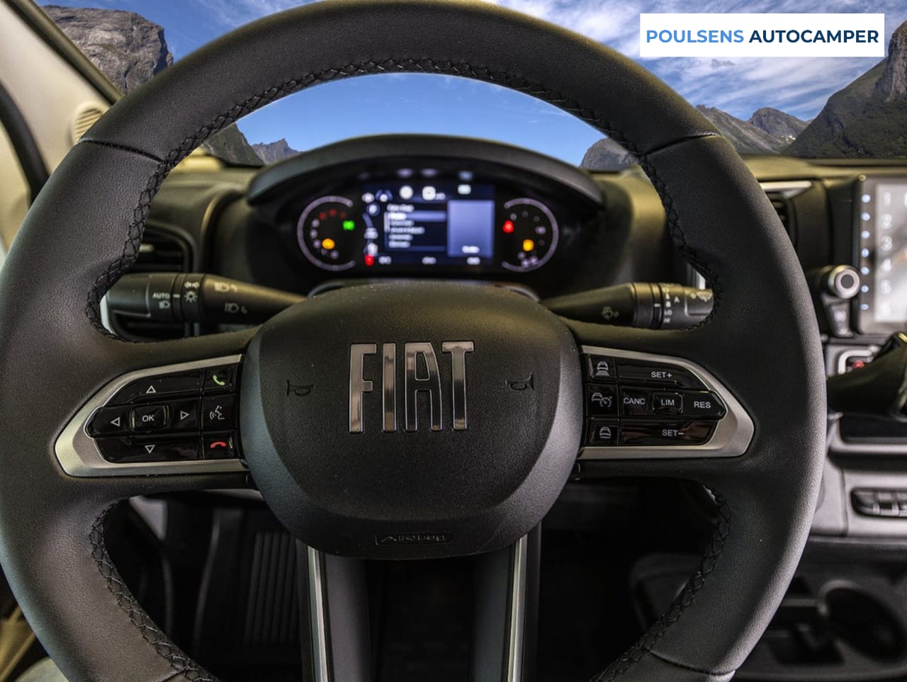 Volant Fiat du camping-car semi-intégré Weinsberg CaraCompact Pepper 600 MEG 2026 